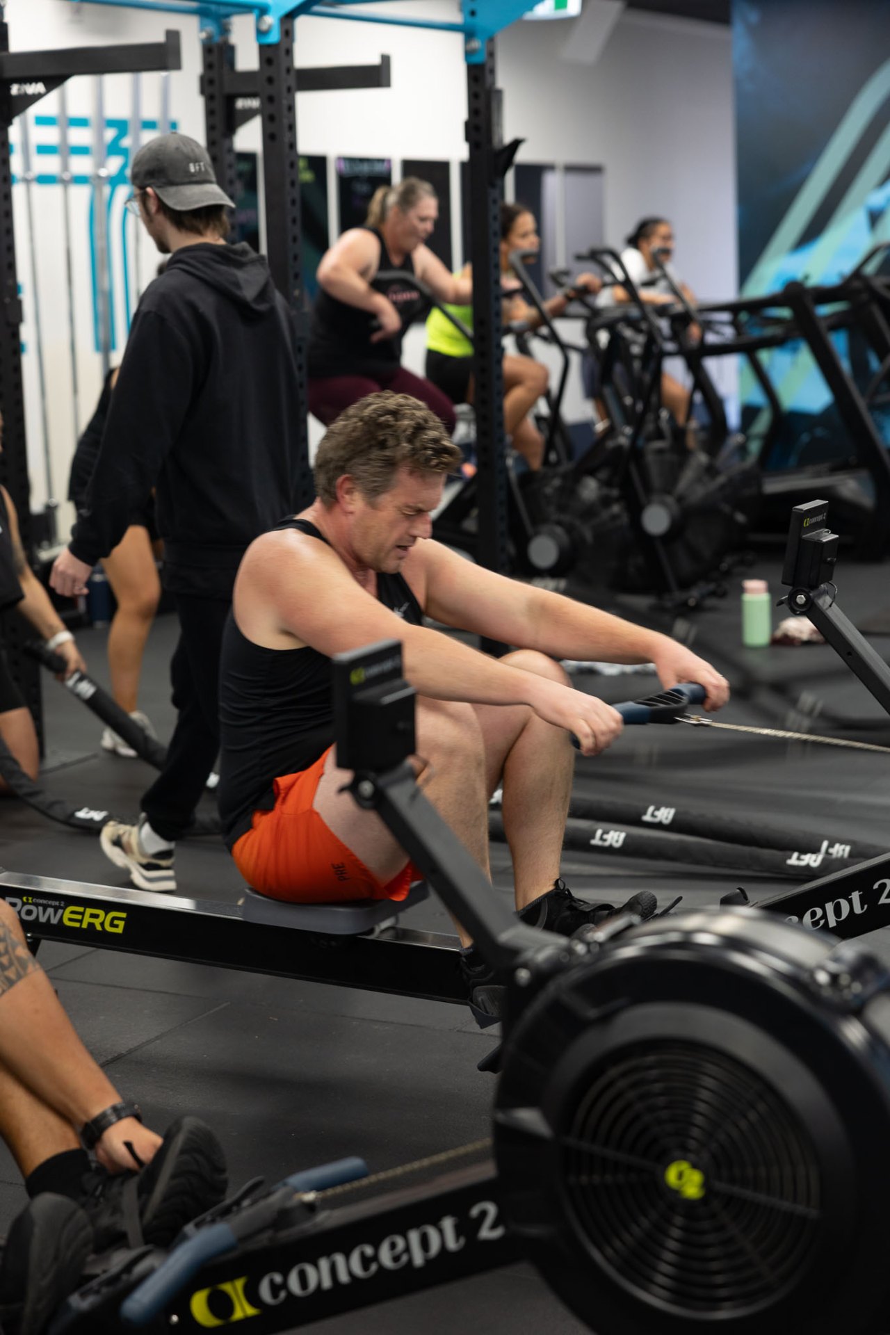 BFT Upper Hutt member training with a coach